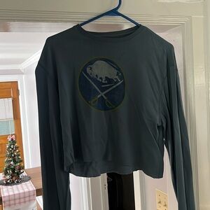 Cropped vintage crew